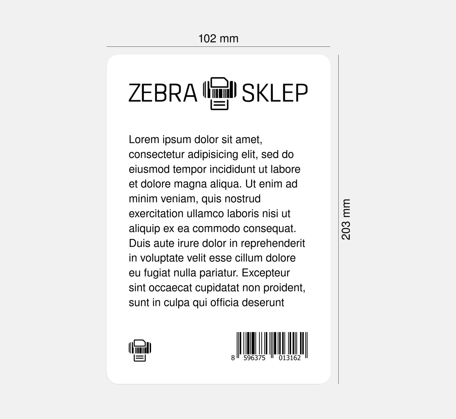 Etykiety Termotransferowe Papierowe Zebra Z Select 2000t Powlekane Z Uniwersalnym Trwałym Klejem 3880